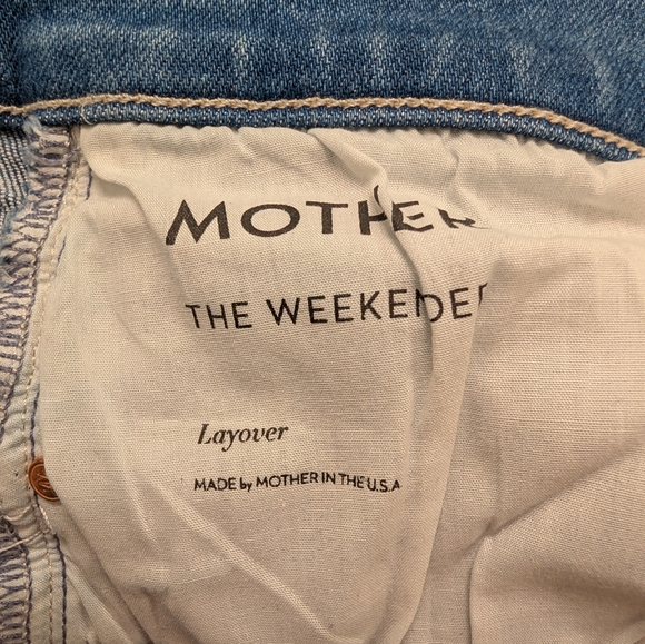 34 Mother Weekender Layover Mid Rise Flare 1585 1008 Ret $248 - Picture 12 of 16